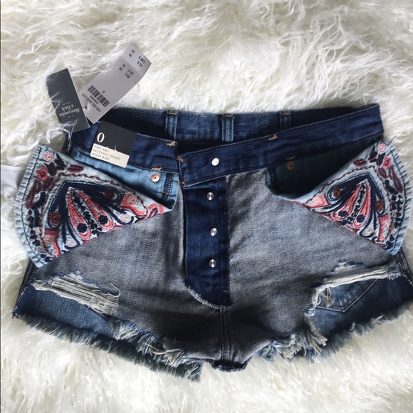 NWT Abercrombie & Fitch Festival Short High sz 0 - Picture 6 of 7